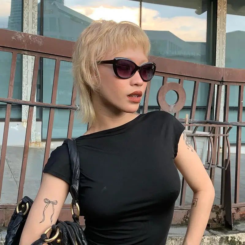 Sunglasses Semi Cat Eye Butterfly sold by Dollger product image thumbnail 2