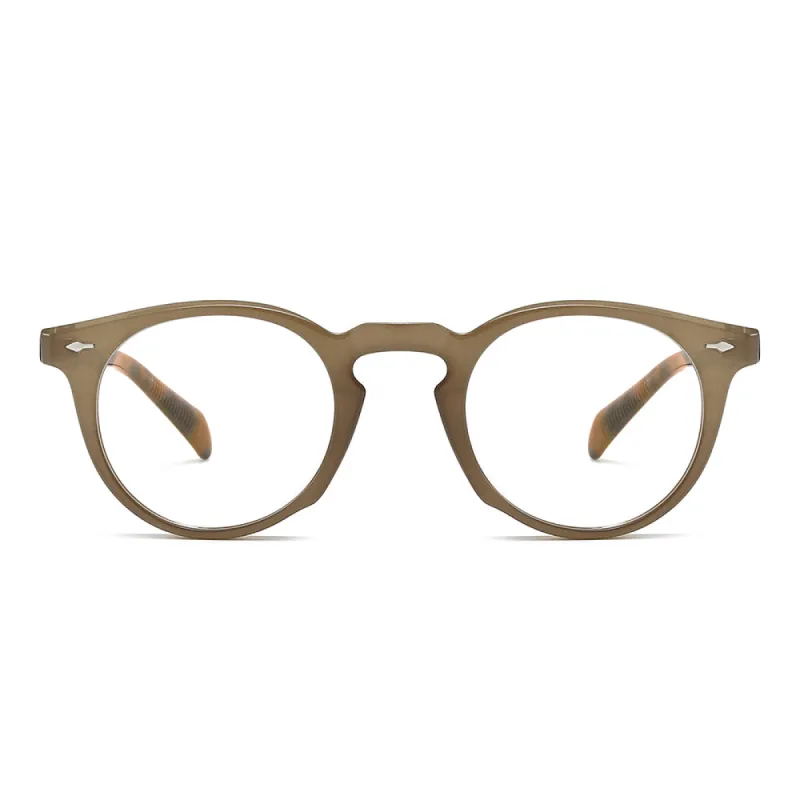 Keyhole Bridge Acetate Geometric Eyeglasses sold by Dollger