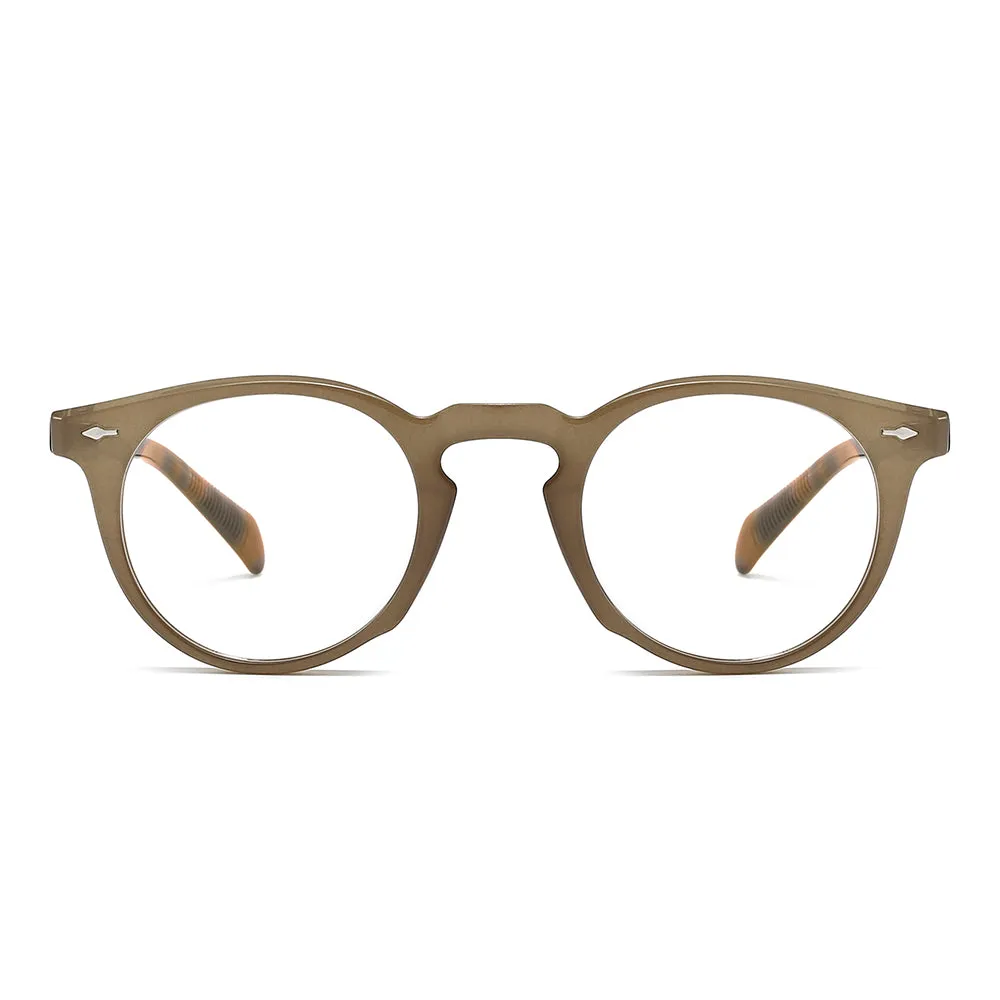 Keyhole Bridge Acetate Geometric Eyeglasses sold by Dollger