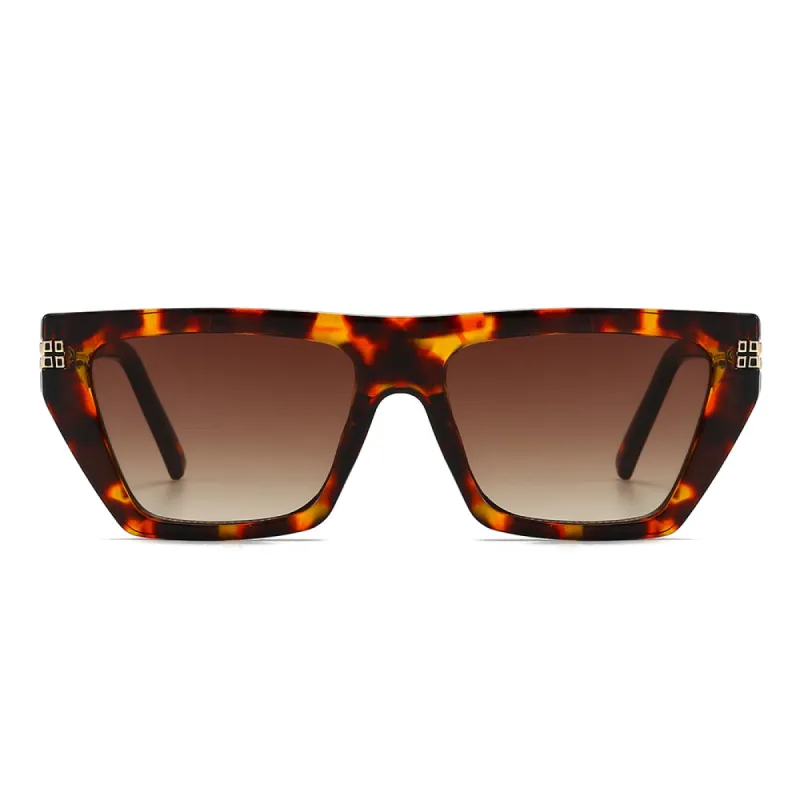Dollger Thick Geek-Chic Geometric Tinted Sunglasses sold by Dollger