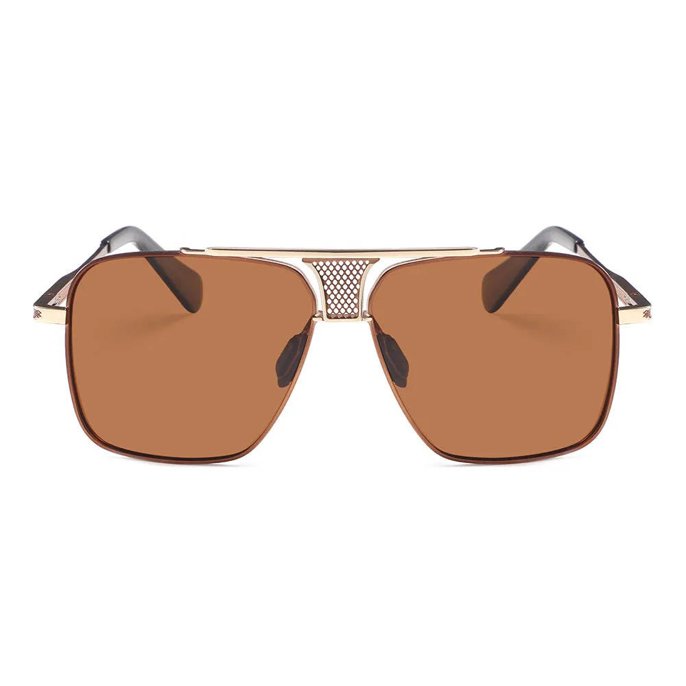 Dollger Square Aviator Metal Sunglasses sold by Dollger