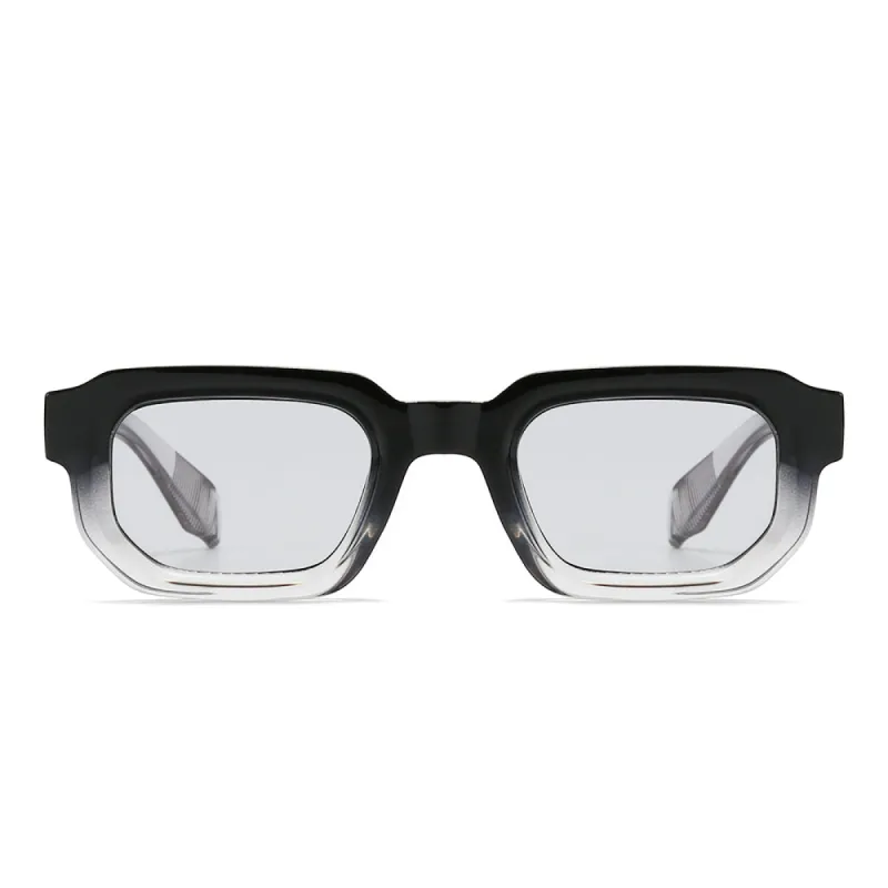 Dollger Acetate Rectangle Full-Rim Tinted Sunglasses sold by Dollger