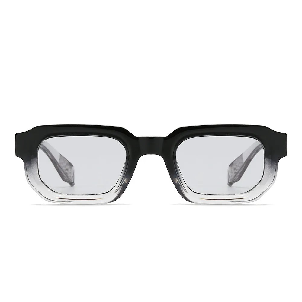 Dollger Acetate Rectangle Full-Rim Tinted Sunglasses sold by Dollger