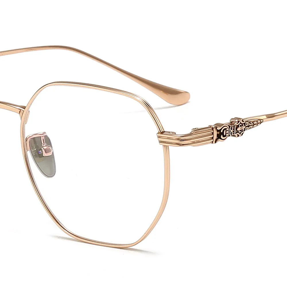 Light Hipster Geometric Eyeglasses sold by Dollger product image thumbnail 5