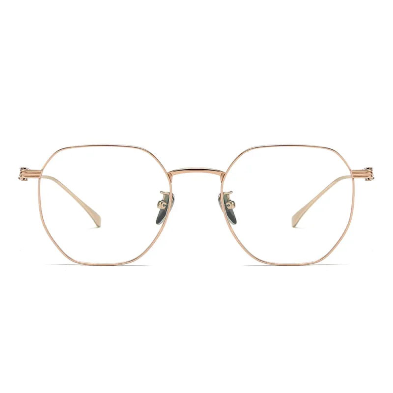 Light Hipster Geometric Eyeglasses sold by Dollger