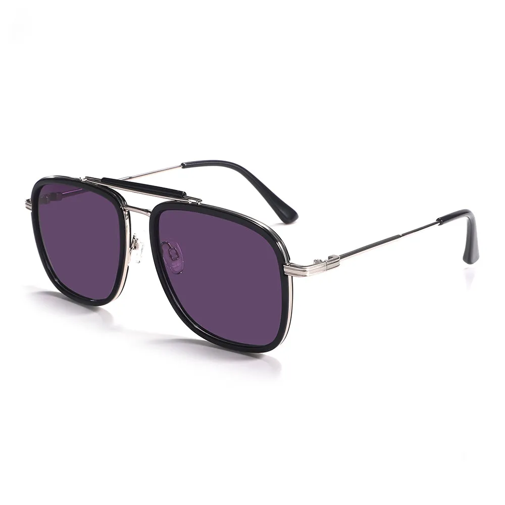 Dollger Square Aviator Black Sunglasses sold by Dollger product image thumbnail 3