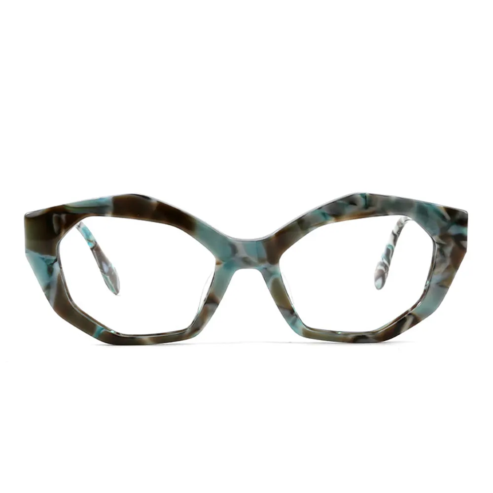 Cat Eye Polygon Acetate Geometric Eyeglasses sold by Dollger product image thumbnail 5