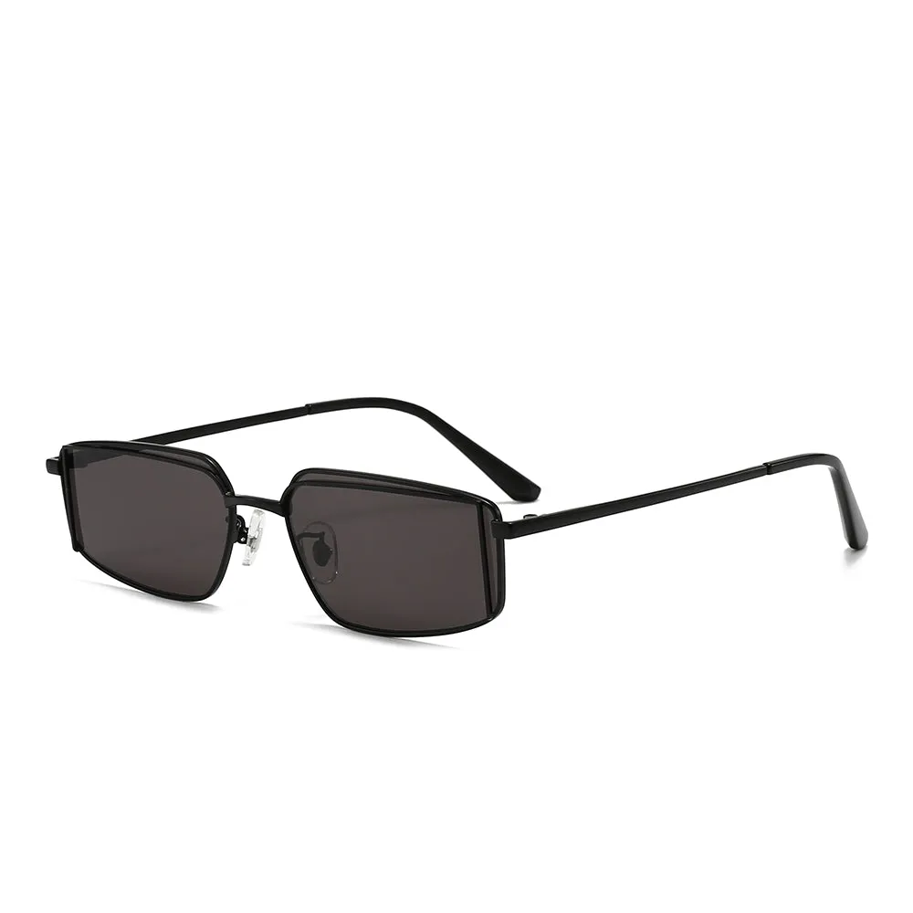 Dollger Rectangular Metal Tinted Sunglasses sold by Dollger product image thumbnail 2