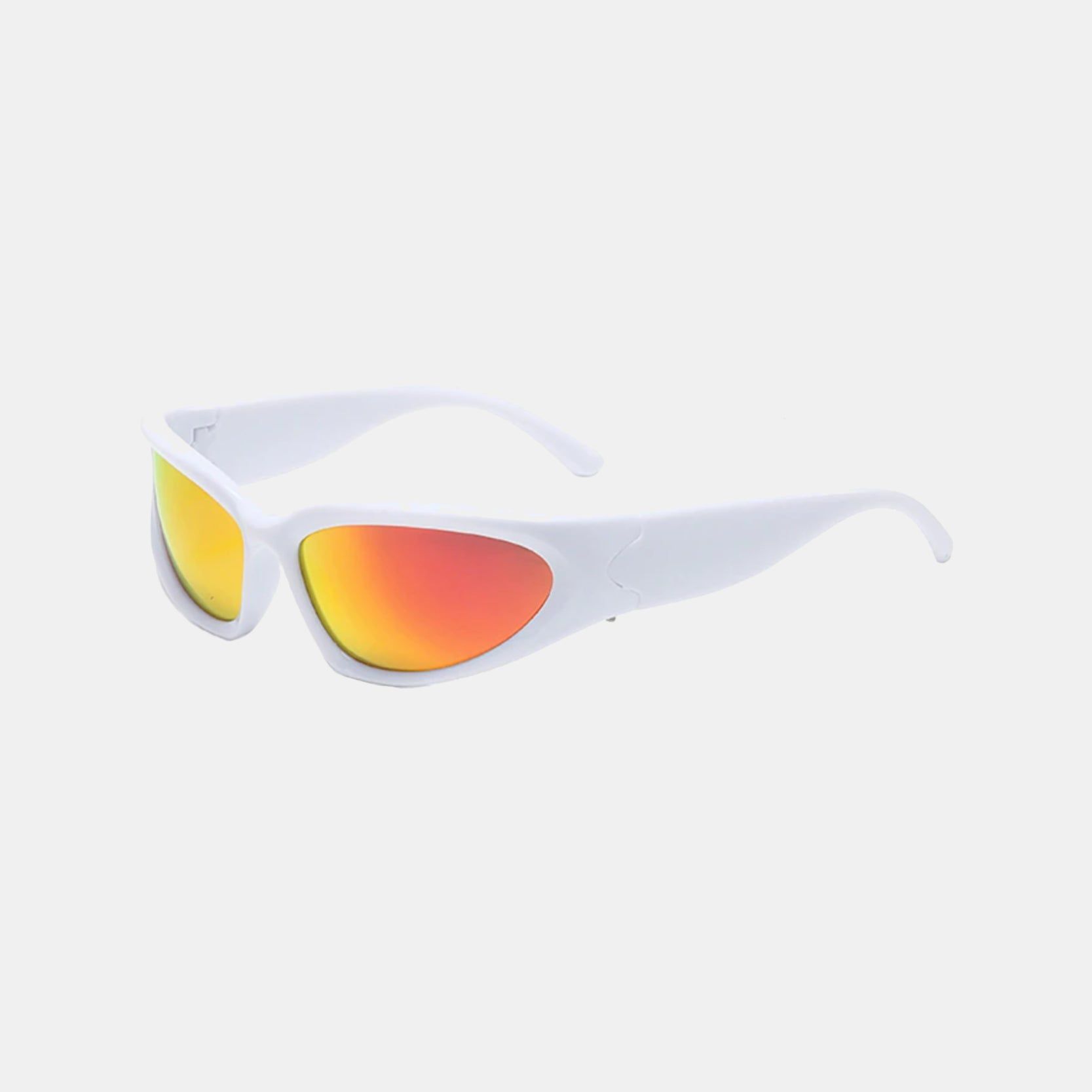 Silver with Black Sports Square Sunglasses sold by Dollger product image thumbnail 13