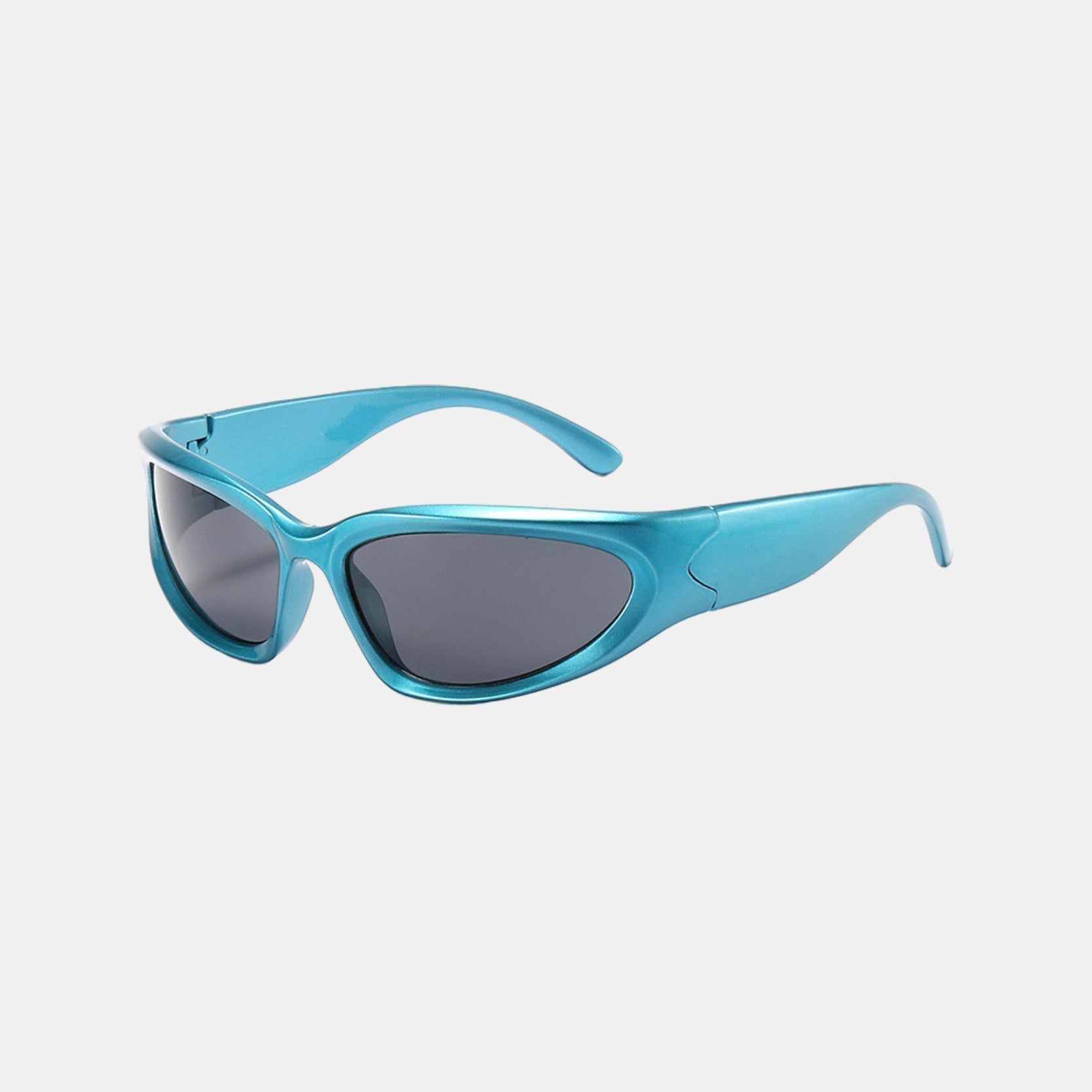 Silver with Black Sports Square Sunglasses sold by Dollger product image thumbnail 18