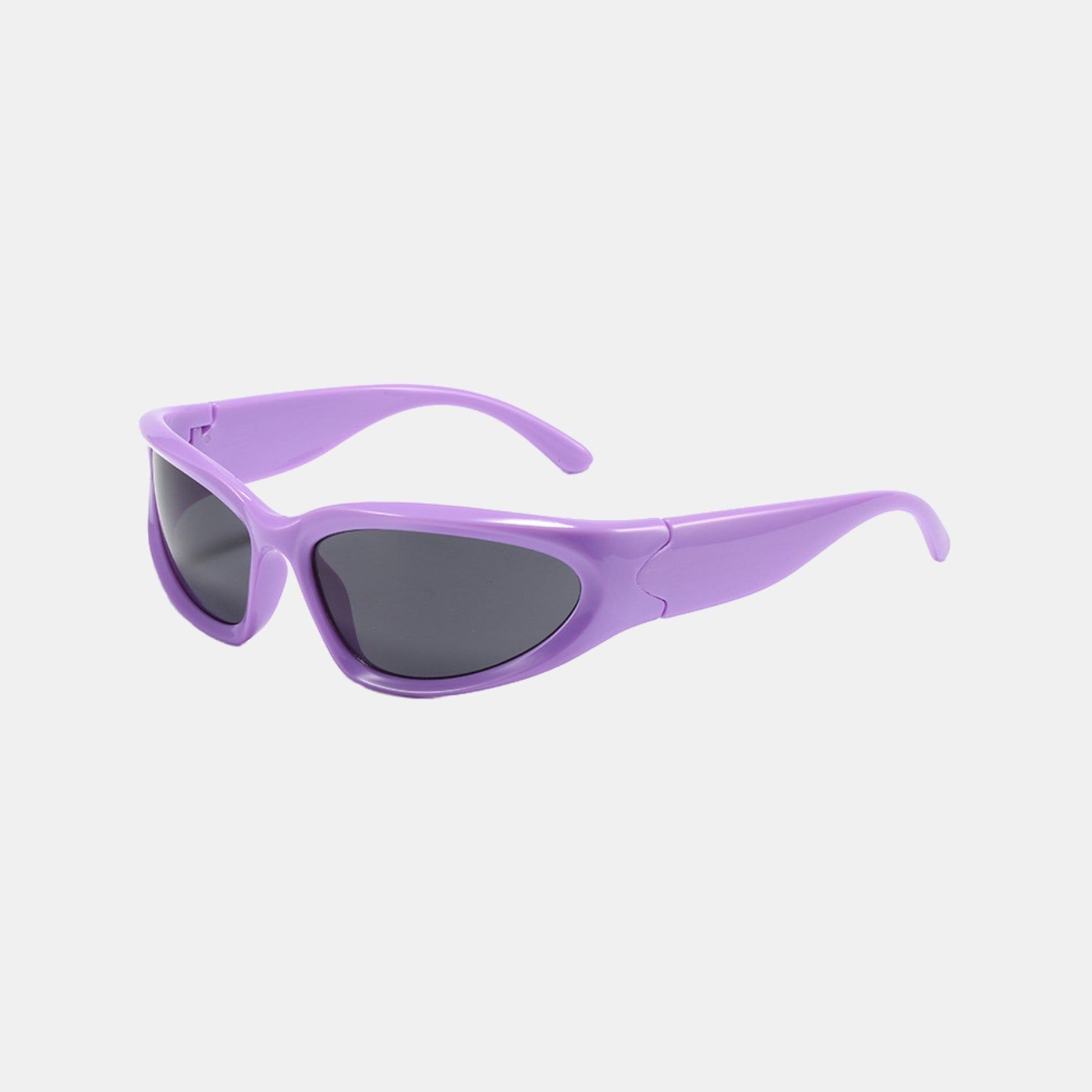 Silver with Black Sports Square Sunglasses sold by Dollger product image thumbnail 20