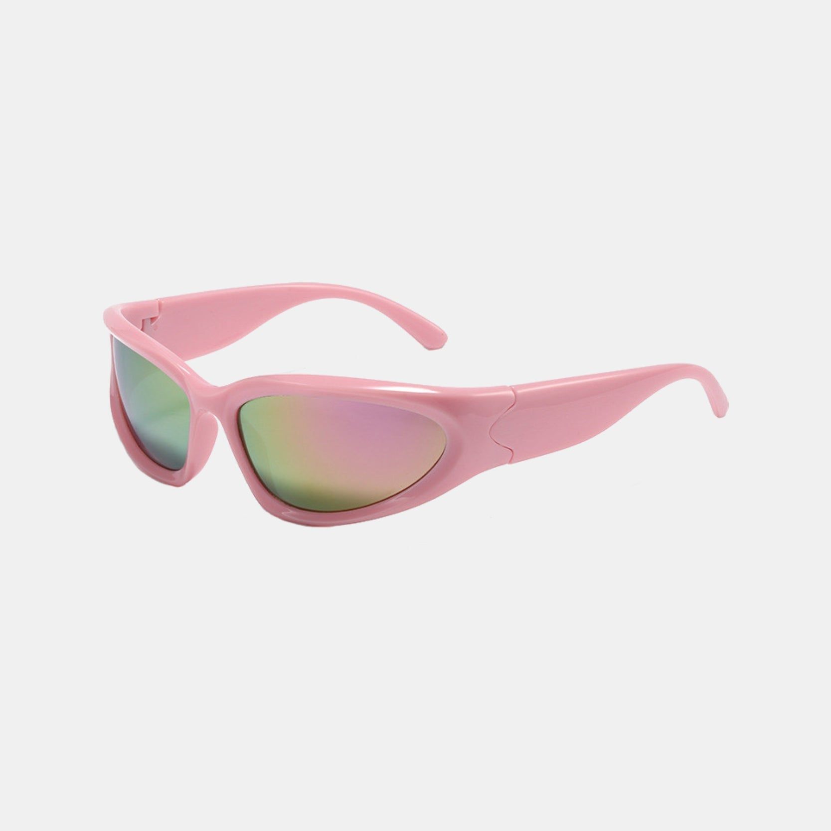 Silver with Black Sports Square Sunglasses sold by Dollger product image thumbnail 17
