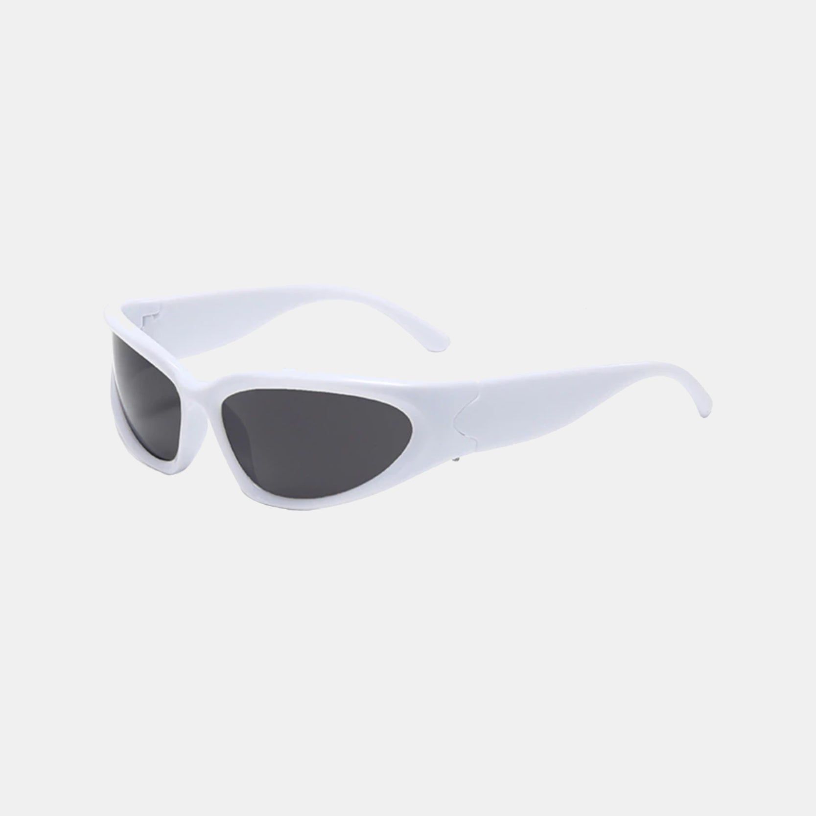 Silver with Black Sports Square Sunglasses sold by Dollger product image thumbnail 12