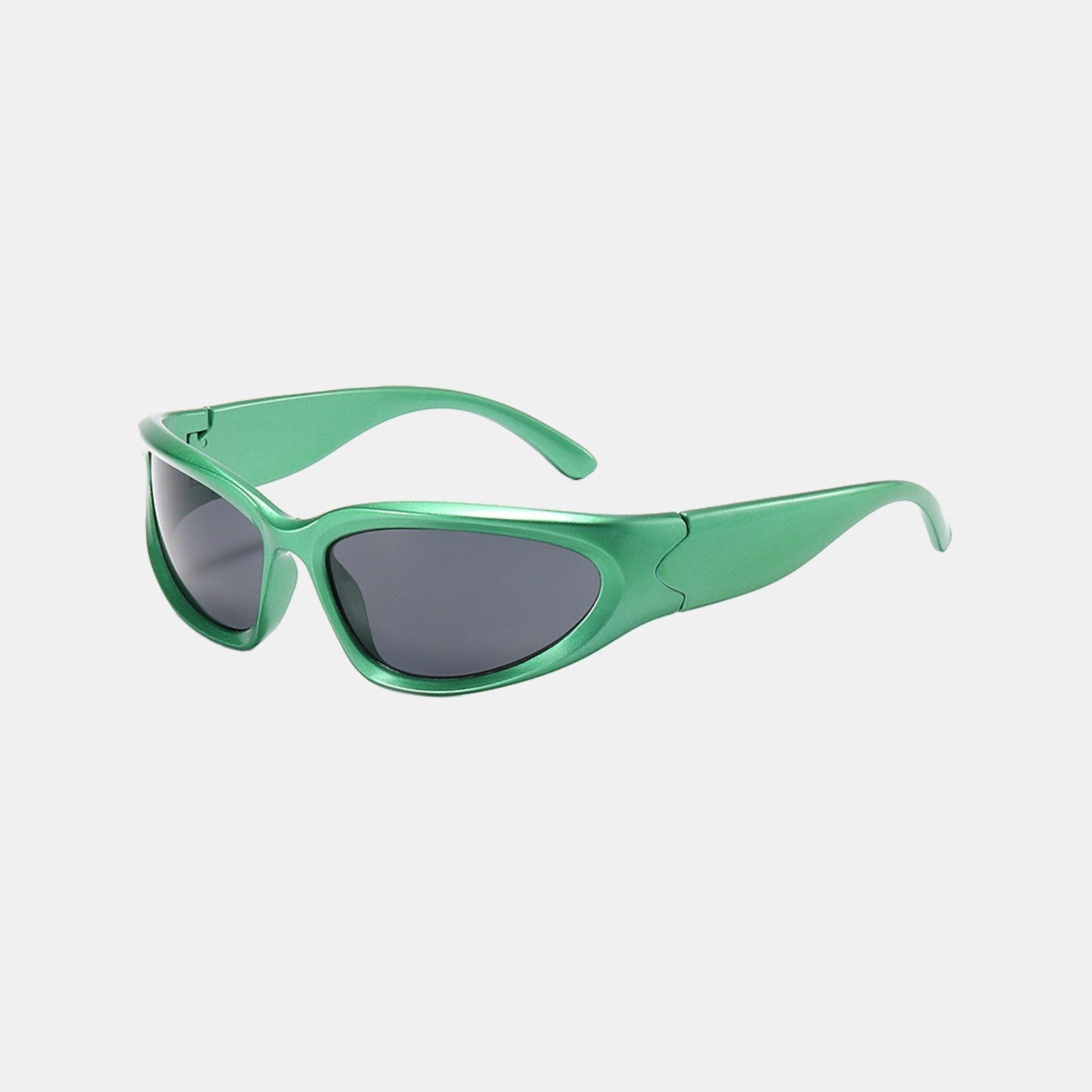 Silver with Black Sports Square Sunglasses sold by Dollger product image thumbnail 19