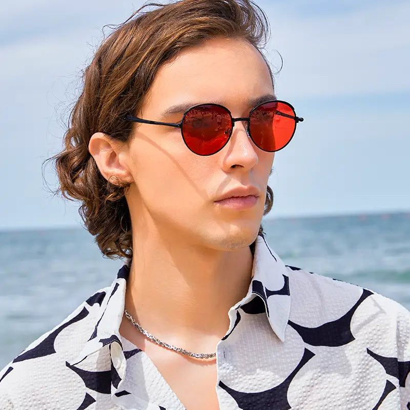 Round Frame Sunglasses sold by Dollger product image thumbnail 4