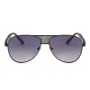 Dollger Silver and Lavender Gradient Aviator Sunglasses sold by Dollger
