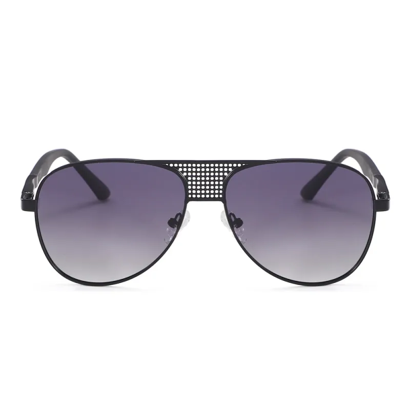 Dollger Silver and Lavender Gradient Aviator Sunglasses sold by Dollger