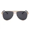 Dollger Silver and Lavender Gradient Aviator Sunglasses sold by Dollger