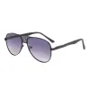 Dollger Silver and Lavender Gradient Aviator Sunglasses sold by Dollger