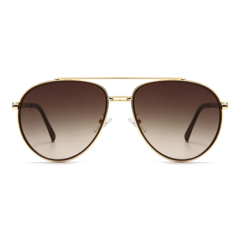 Dollger Thin aviator tinted sunglasses sold by Dollger