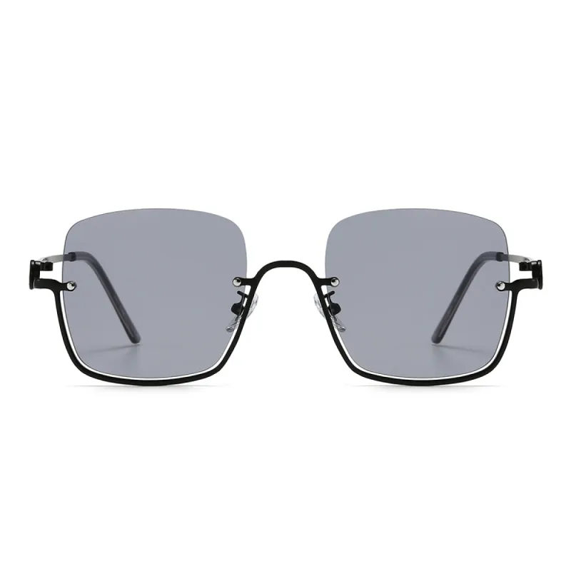 Dollger Square Semi-Rimless Tinted Sunglasses sold by Dollger