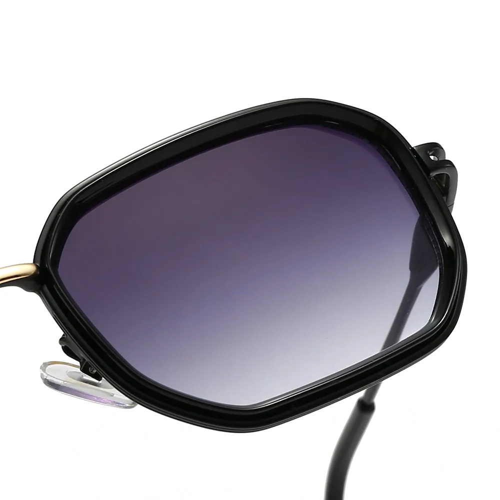 Dollger Retro-Vintage Rectangle Geometric Tinted Sunglasses sold by Dollger product image thumbnail 4