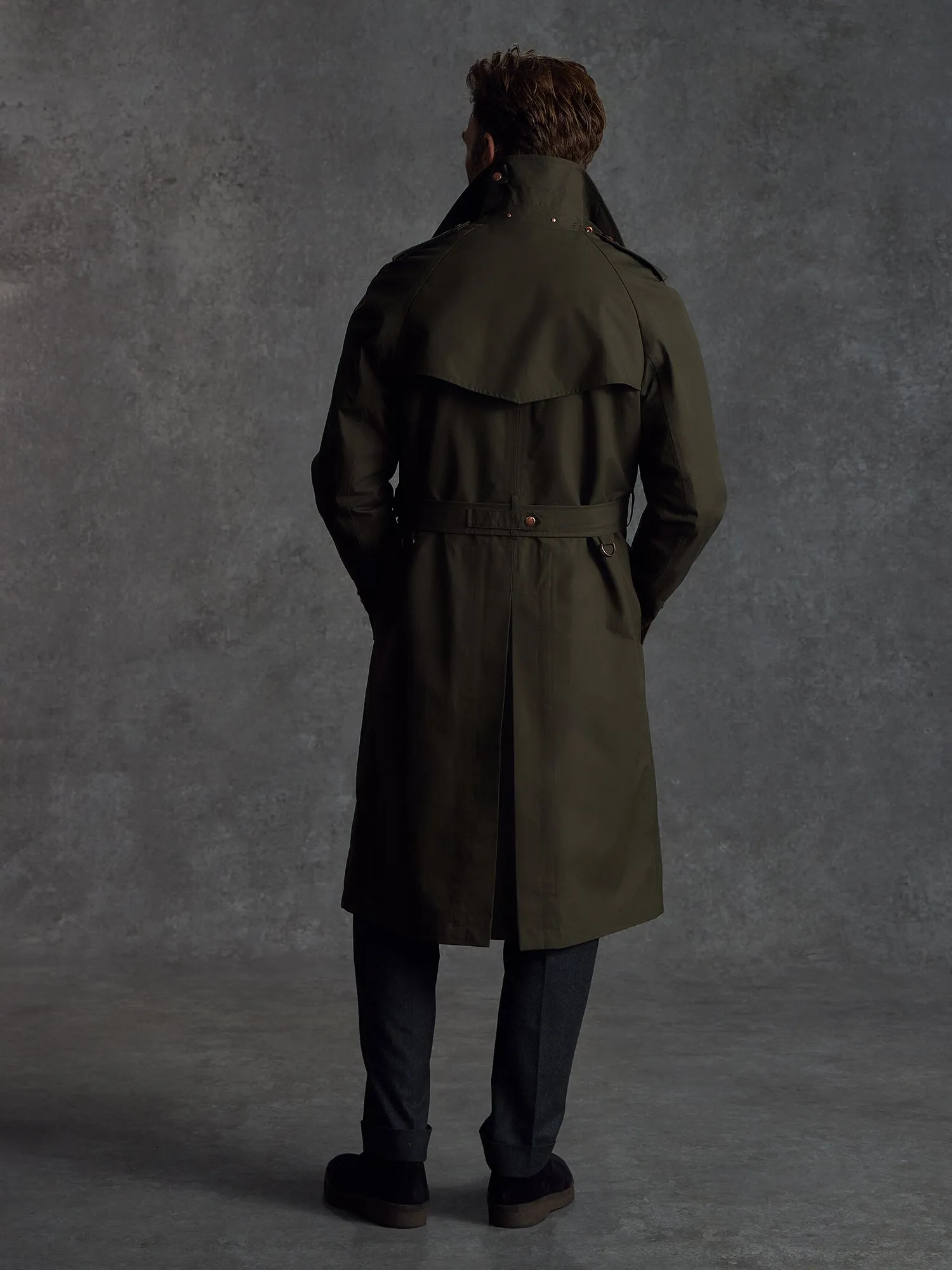 The Despatch Rider's Trench - Olive sold by Private White V.C. product image thumbnail 5