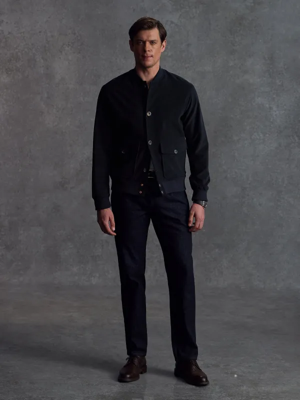 The Moleskin Bomber - Navy sold by Private White V.C.