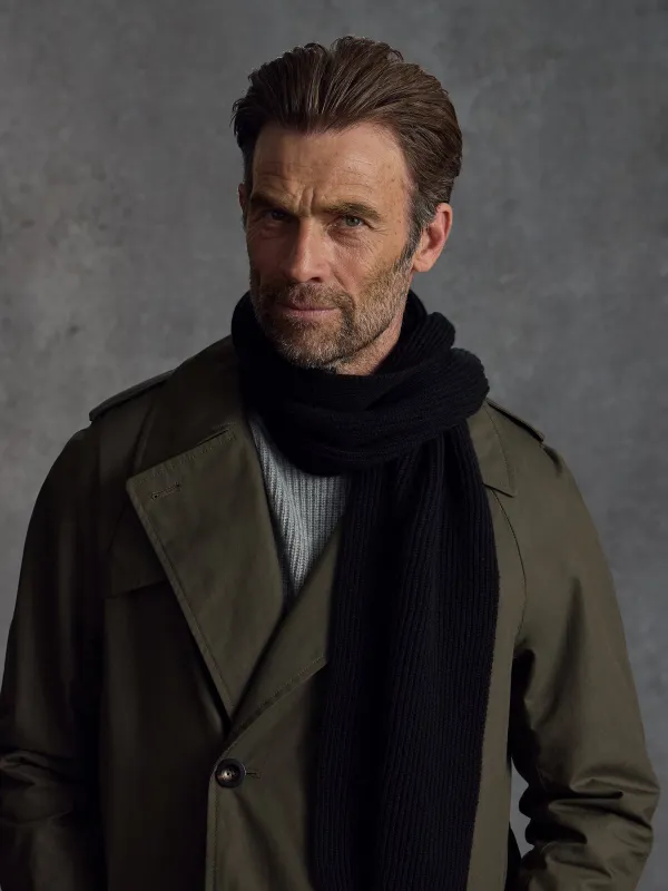 The Commando Scarf - Black sold by Private White V.C.