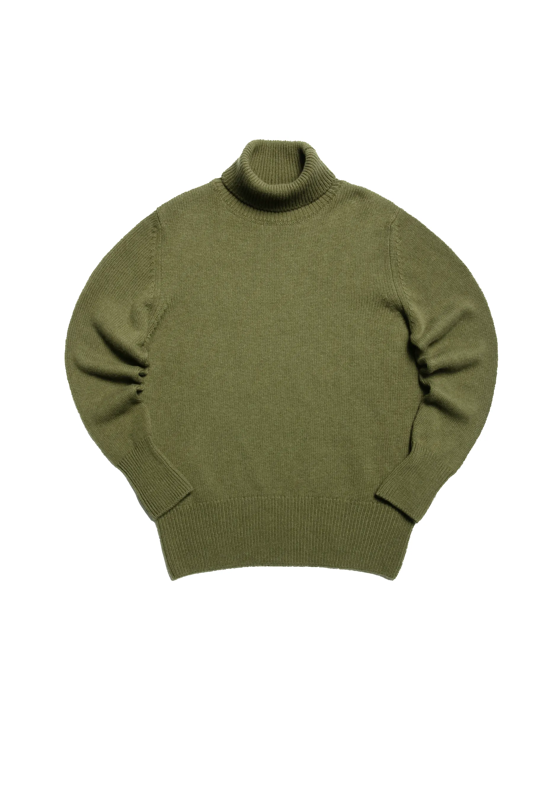 The Cashmere Submariner Rollneck - Green sold by Private White V.C. product image thumbnail 2