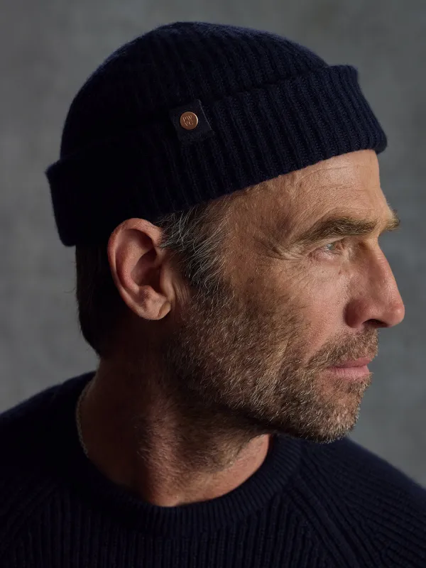 The Commando Watch Cap - Midnight sold by Private White V.C.