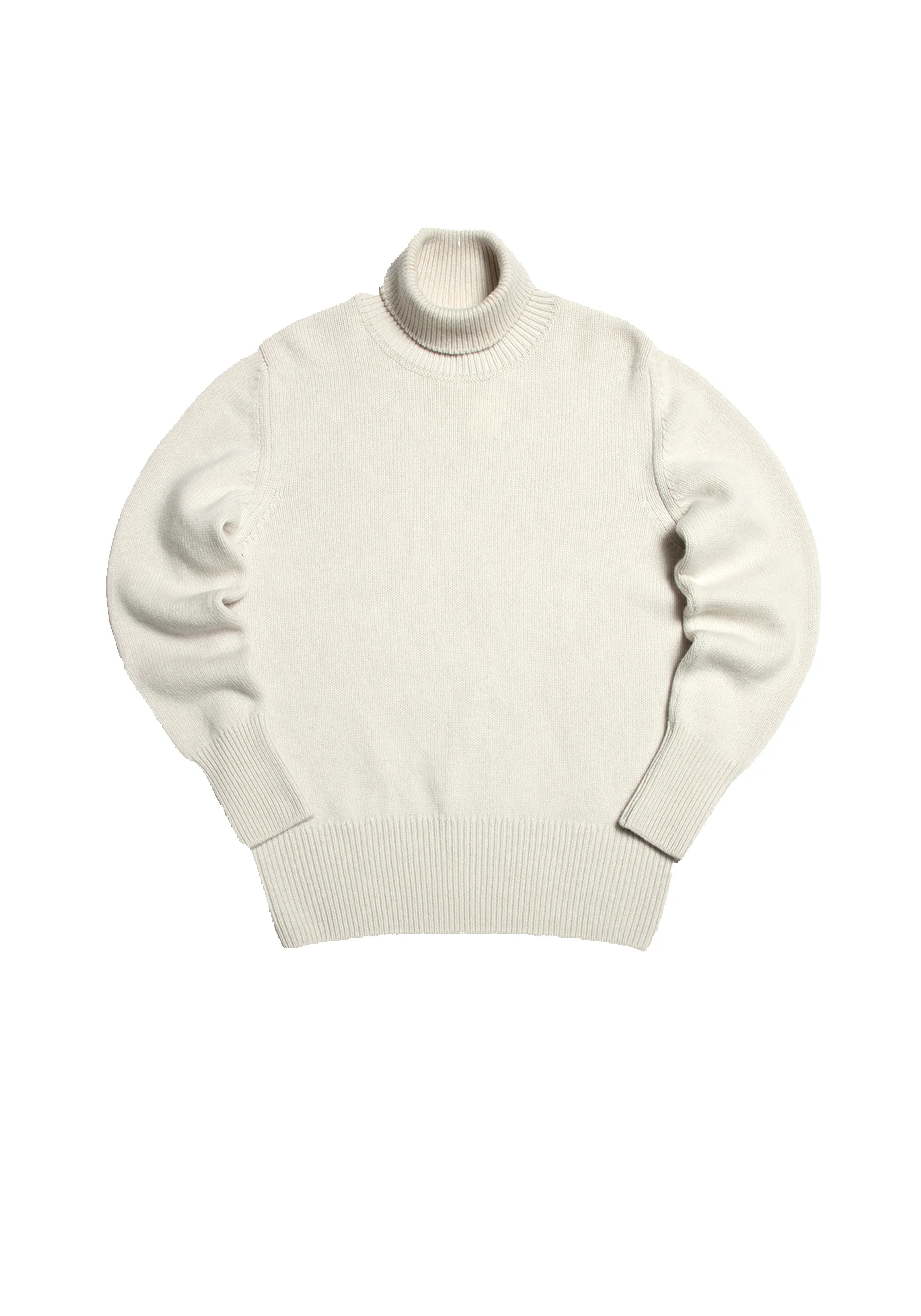 The Cashmere Submariner Rollneck - Ivory sold by Private White V.C. product image thumbnail 2
