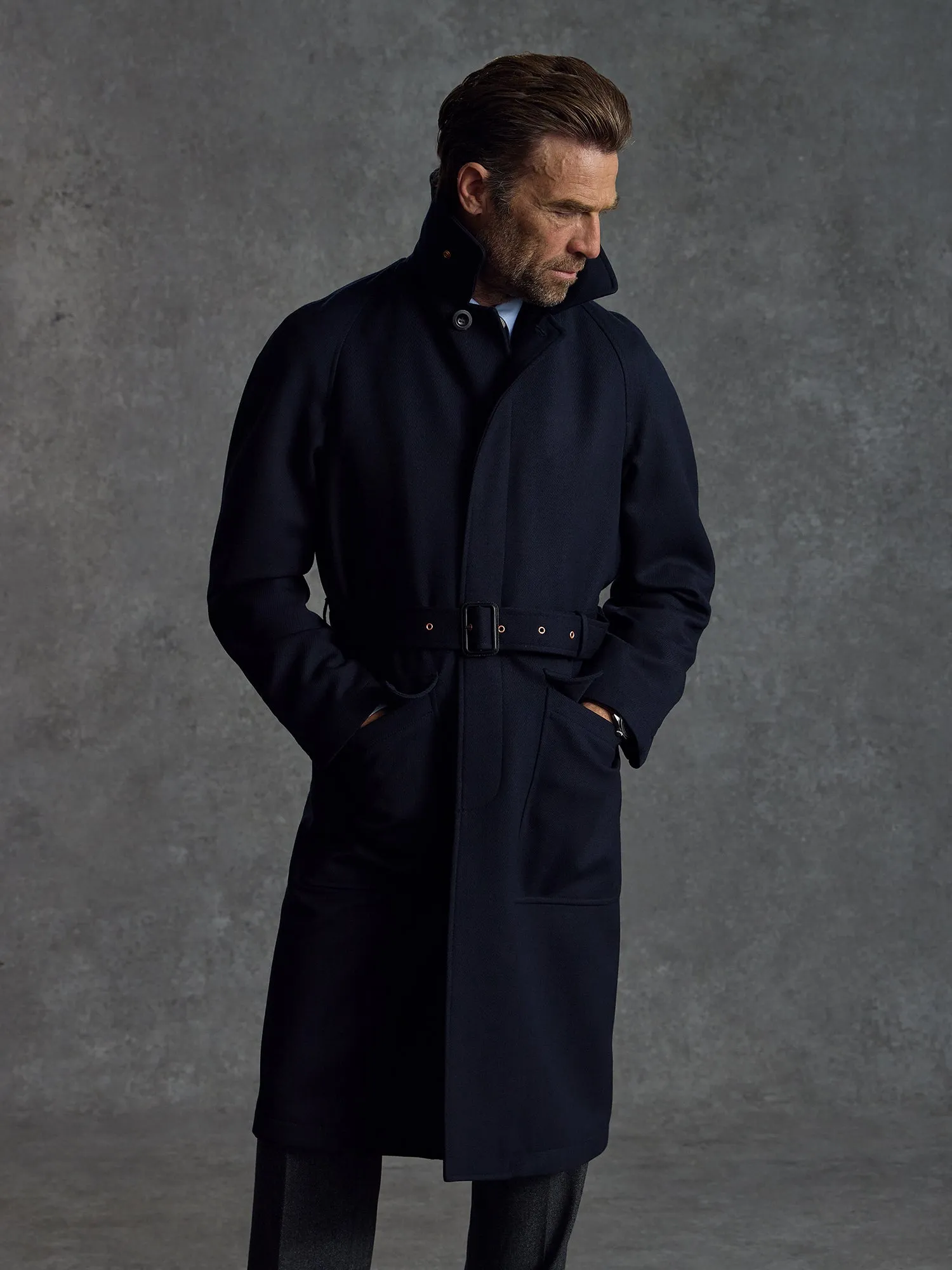 The General's Overcoat - Navy sold by Private White V.C. product image thumbnail 3