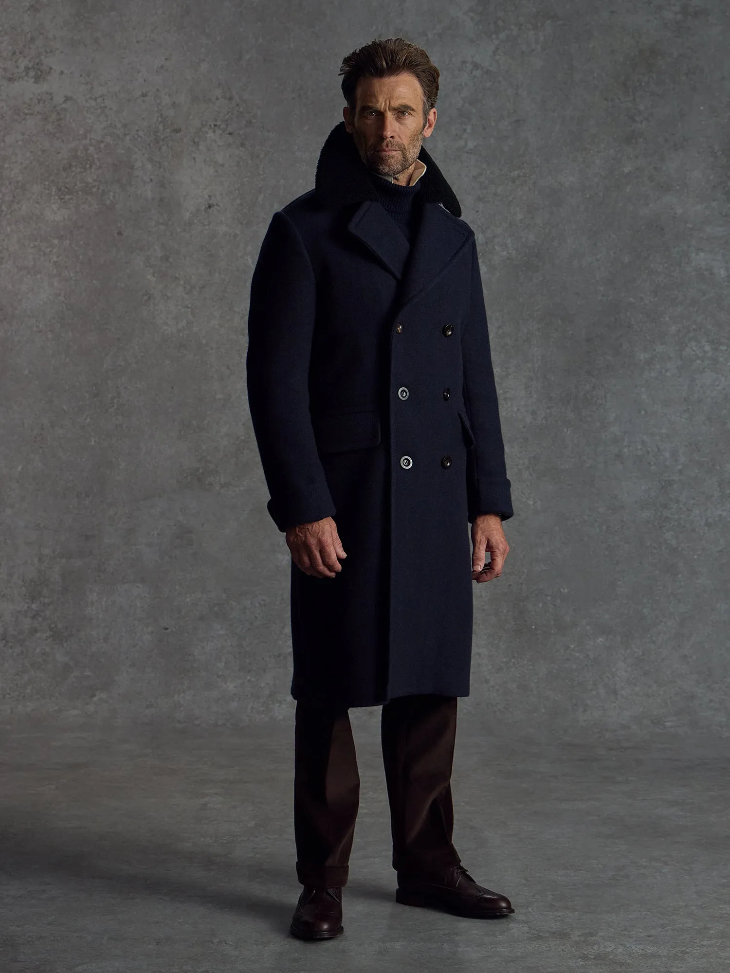 The Admiral's Great Coat - Navy sold by Private White V.C.