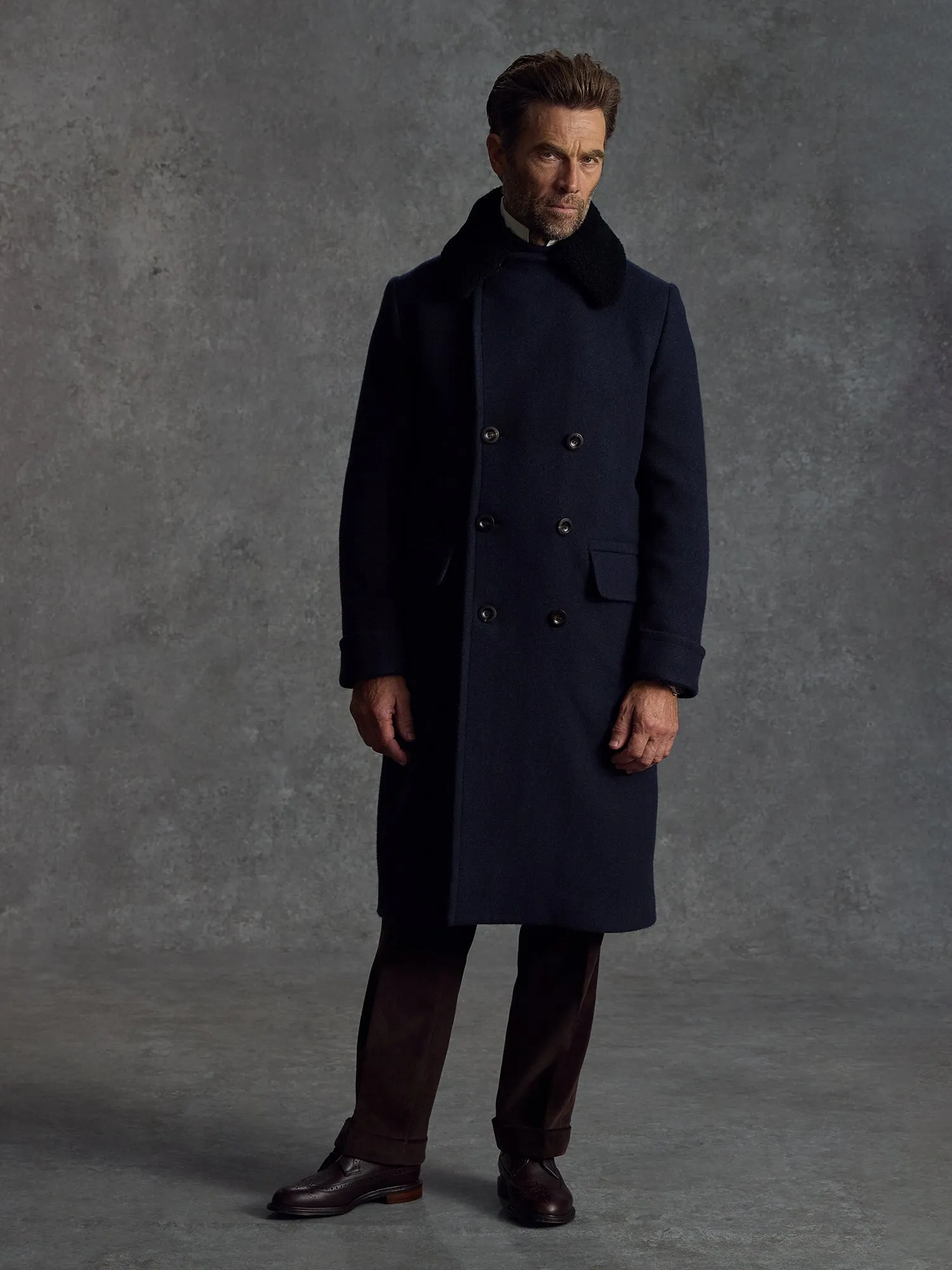 The Admiral's Great Coat - Navy sold by Private White V.C. product image thumbnail 4