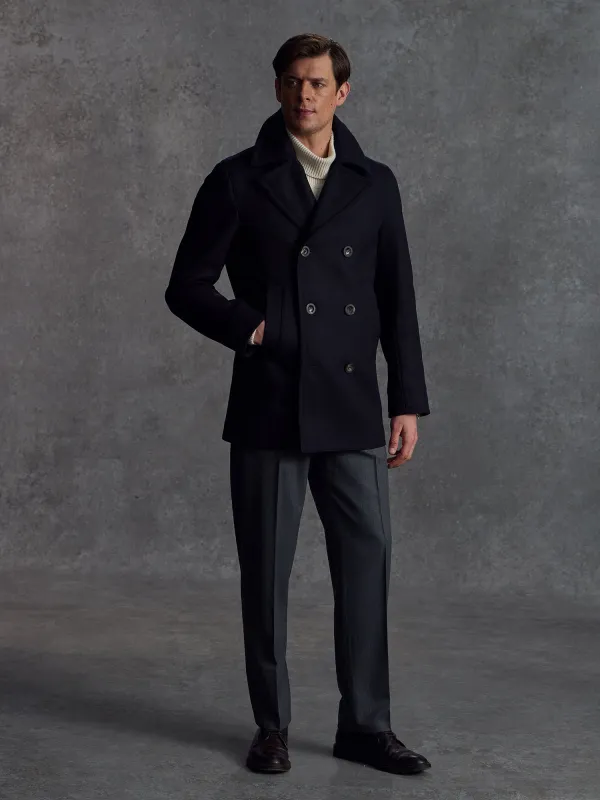 The Manchester Peacoat - Navy (Heroes) sold by Private White V.C.