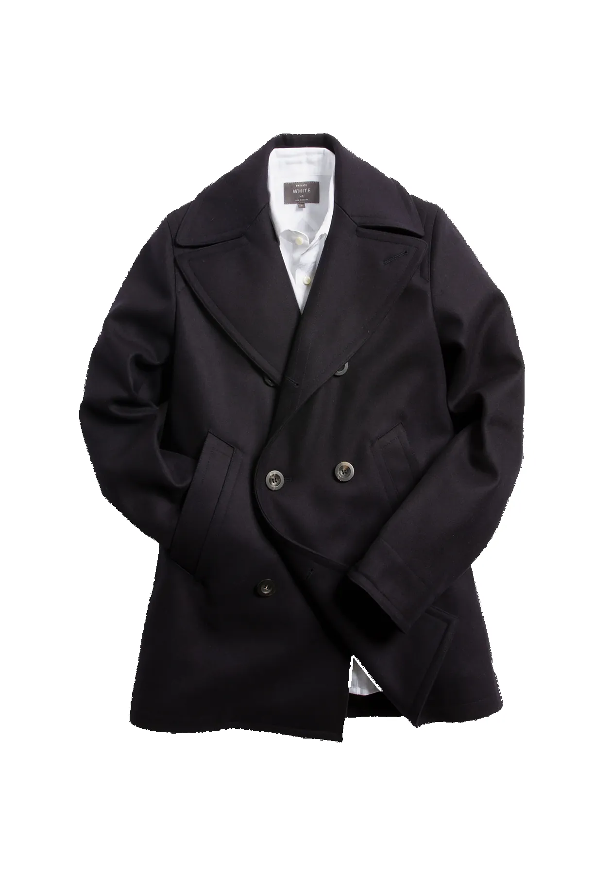 The Manchester Peacoat - Navy (Heroes) sold by Private White V.C. product image thumbnail 2