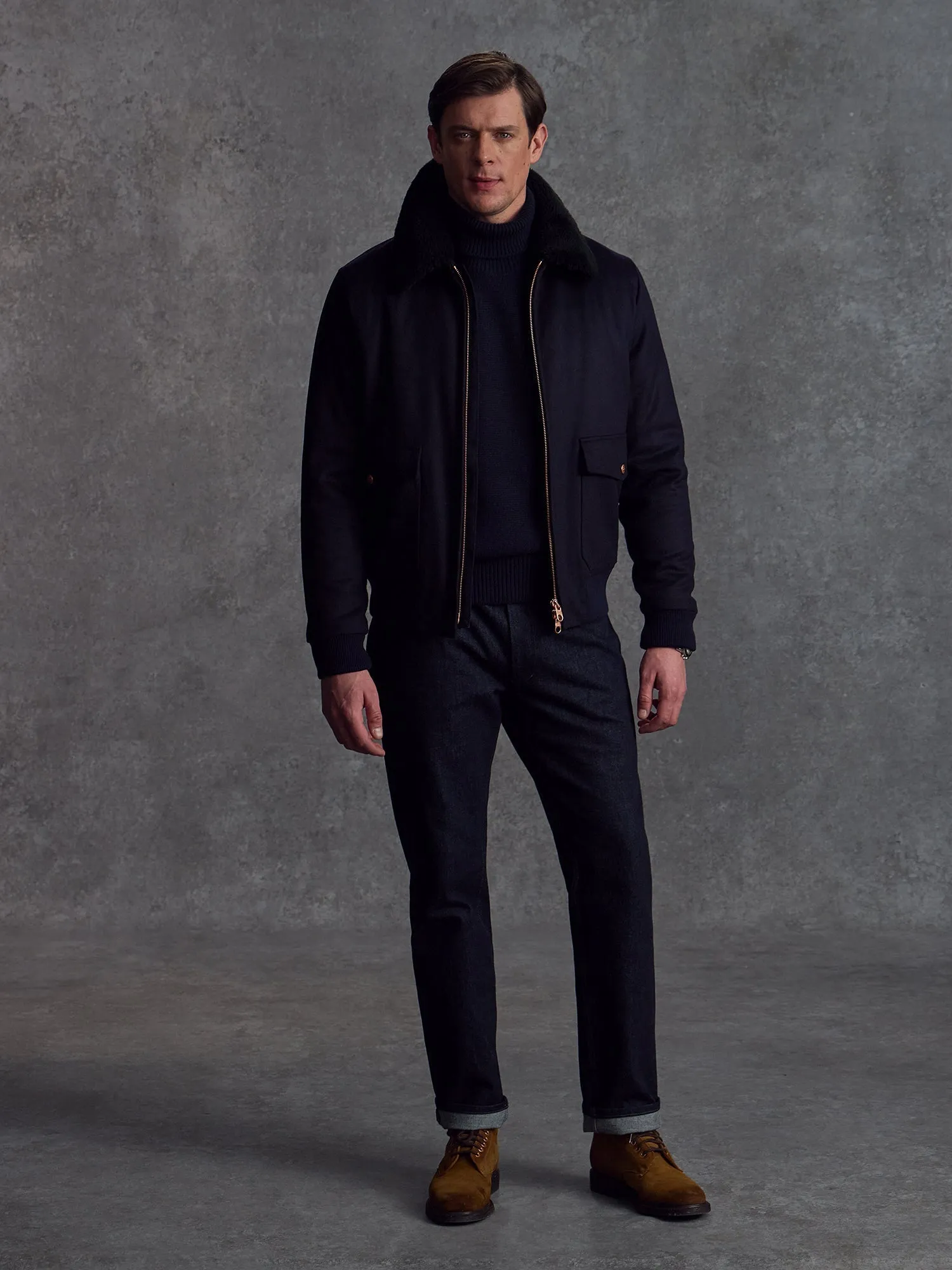 The Flight Jacket - Ink (Heroes) sold by Private White V.C.