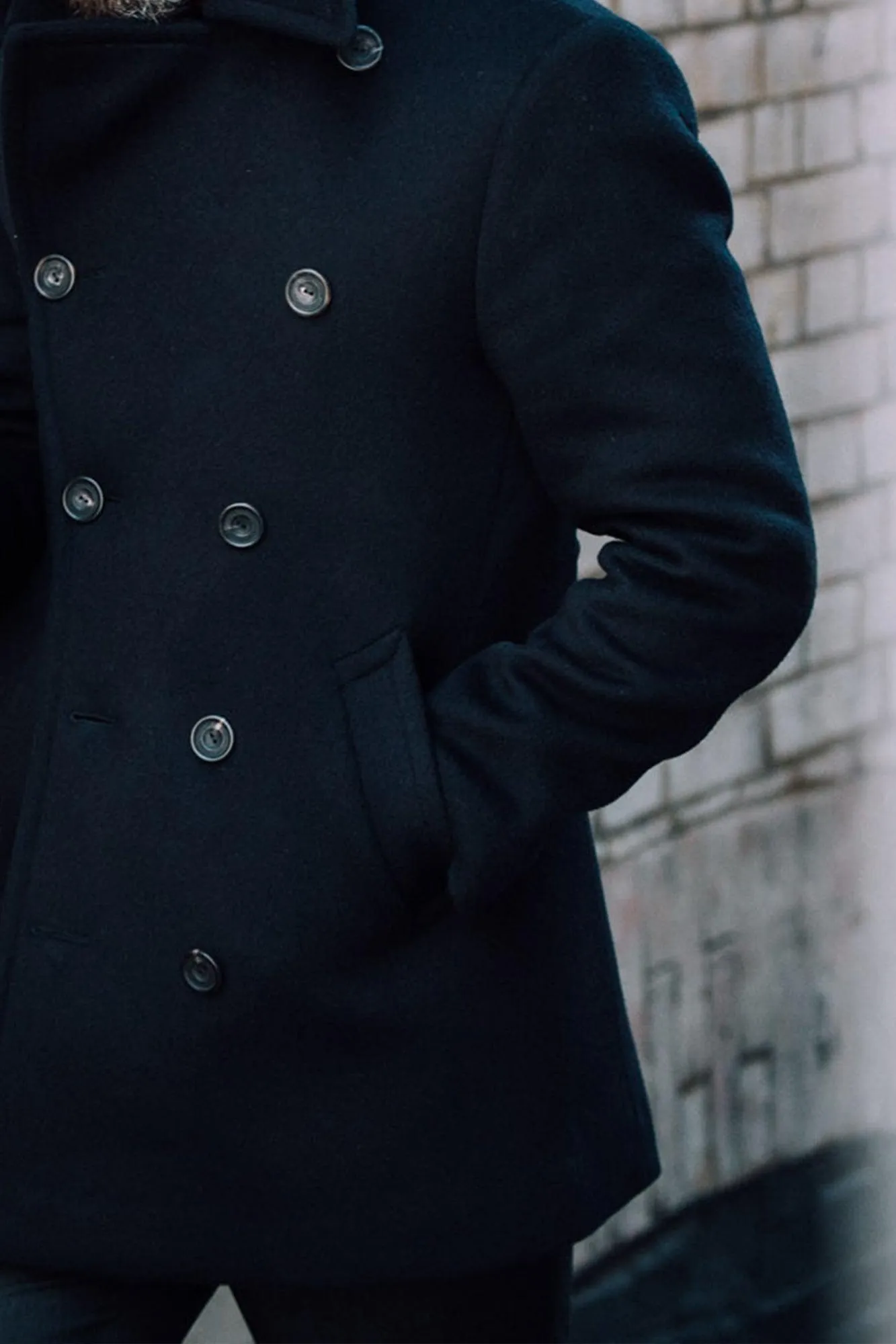 The Permanent Style Bridge Coat - Navy sold by Private White V.C. product image thumbnail 5