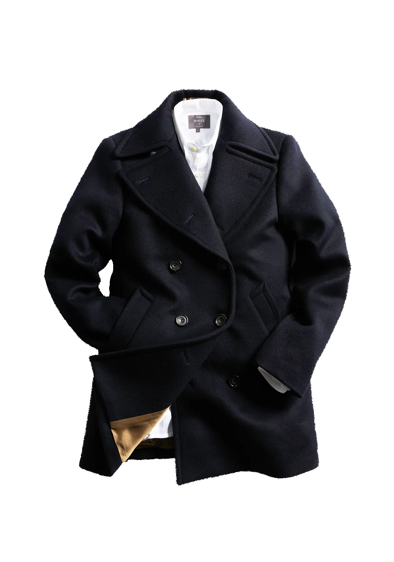 The Permanent Style Bridge Coat - Navy sold by Private White V.C. product image thumbnail 3