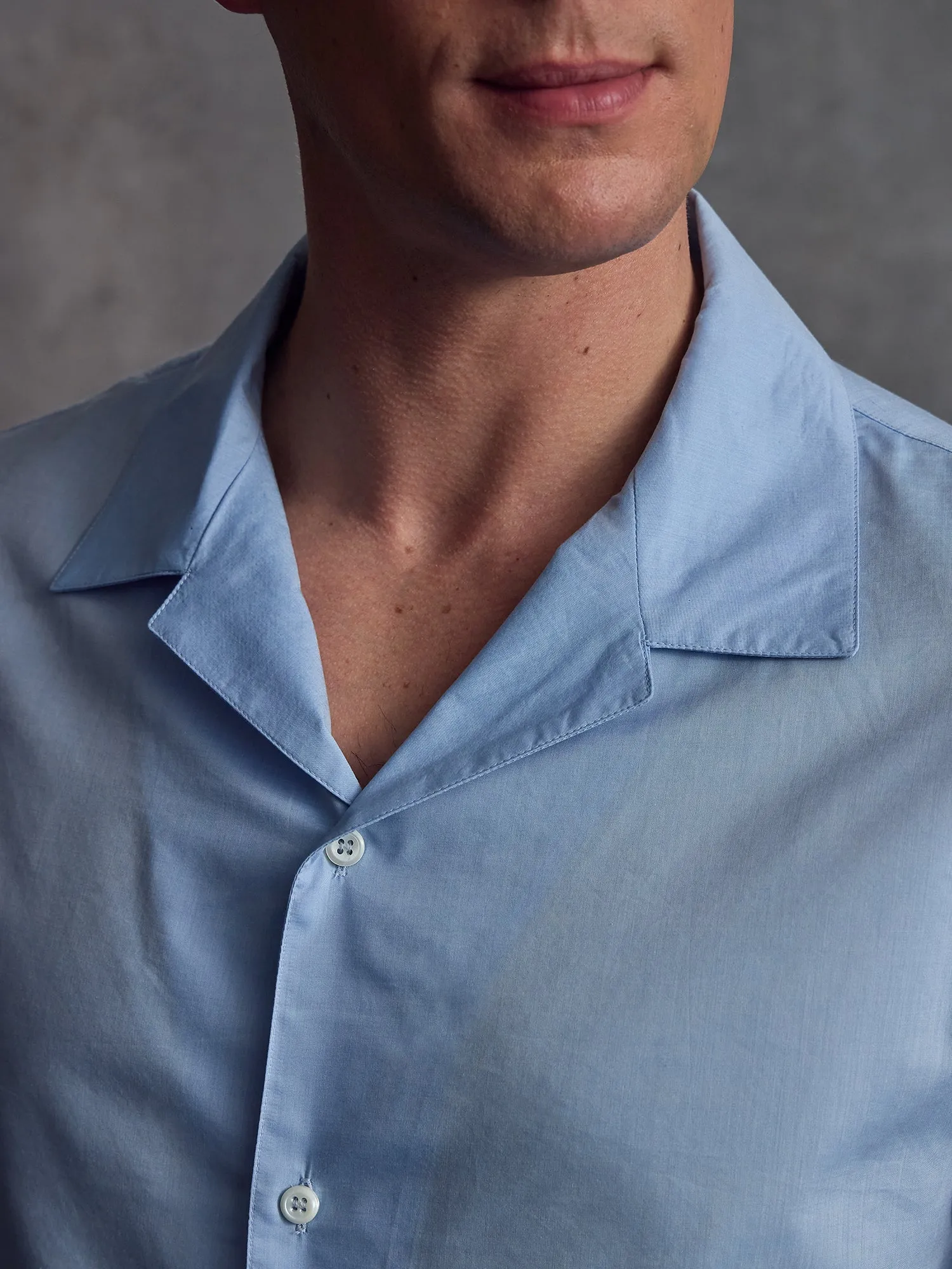 The Monte Carlo Shirt - Azure sold by Private White V.C. product image thumbnail 2