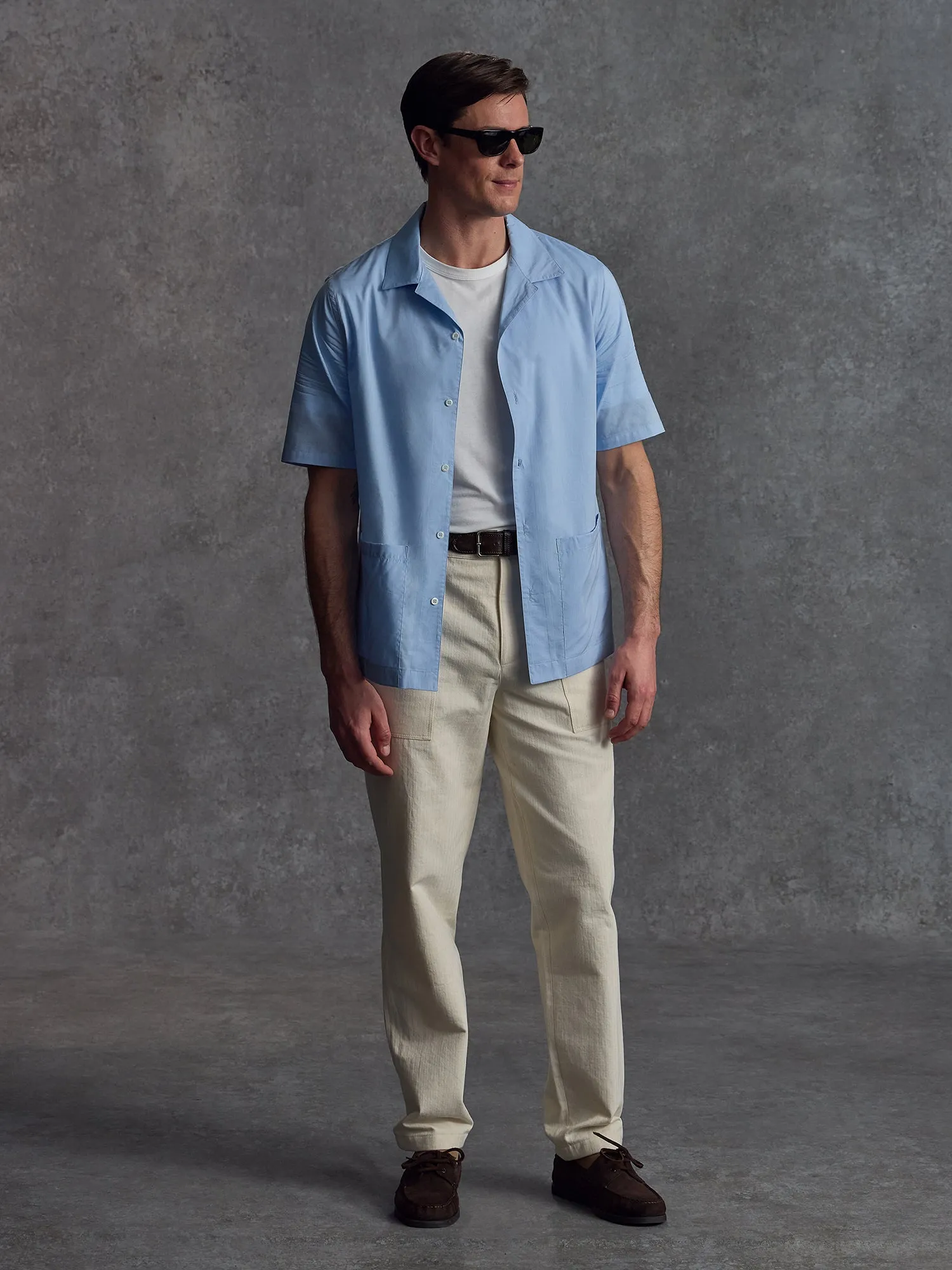 The Monte Carlo Shirt - Azure sold by Private White V.C. product image thumbnail 5