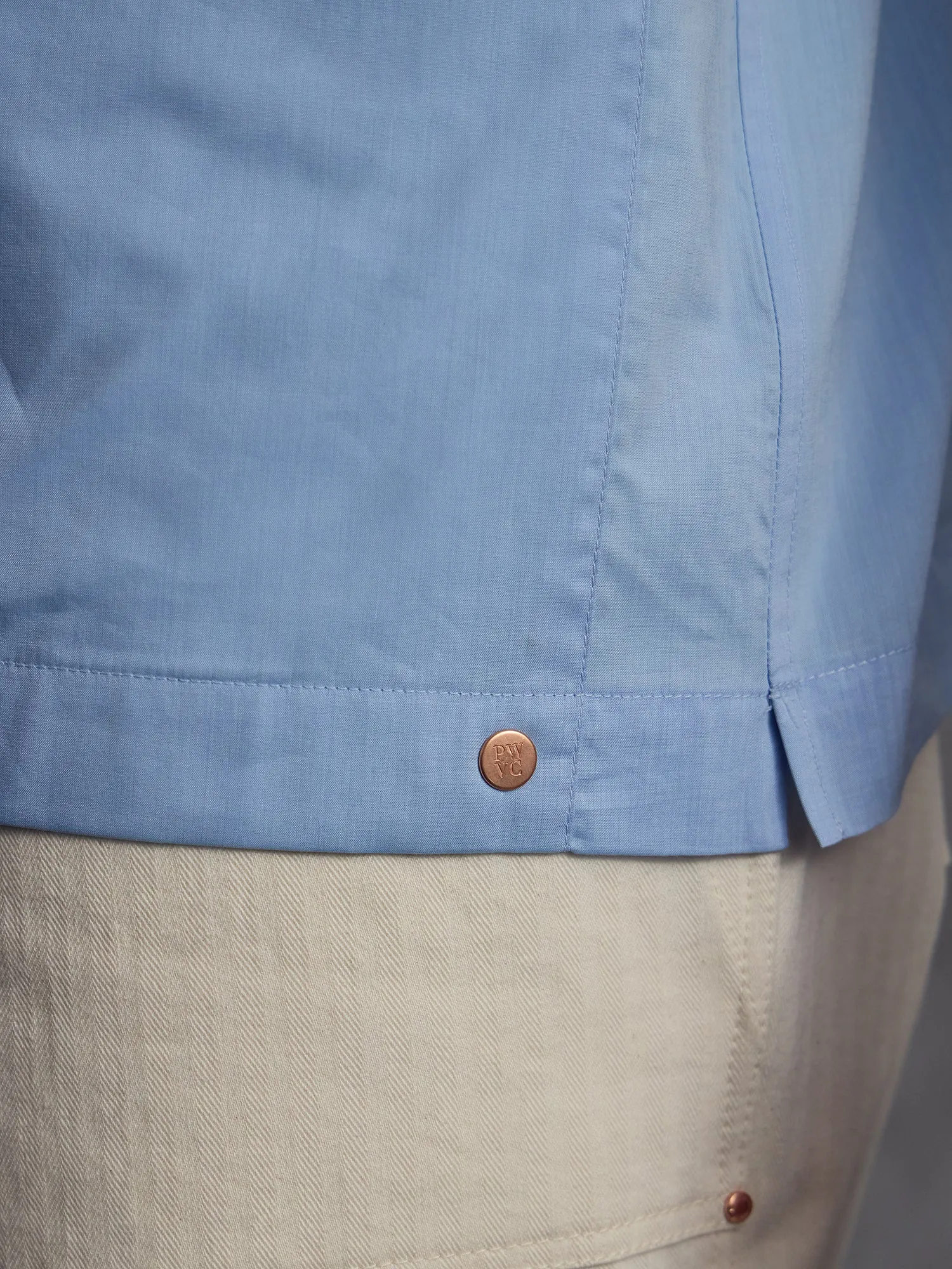 The Monte Carlo Shirt - Azure sold by Private White V.C. product image thumbnail 4