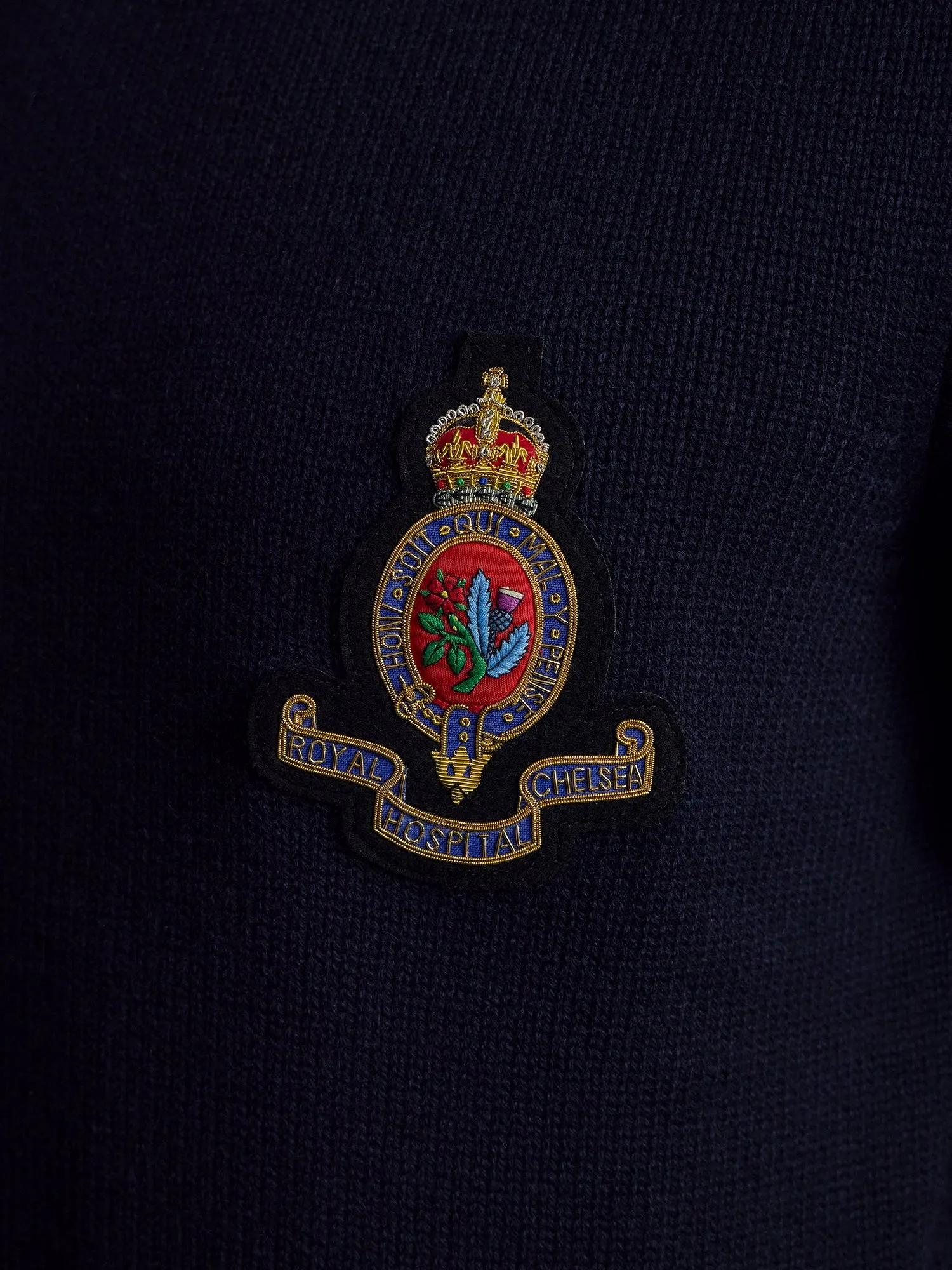 The RHC Cashmere Submariner Rollneck - Ink sold by Private White V.C. product image thumbnail 5