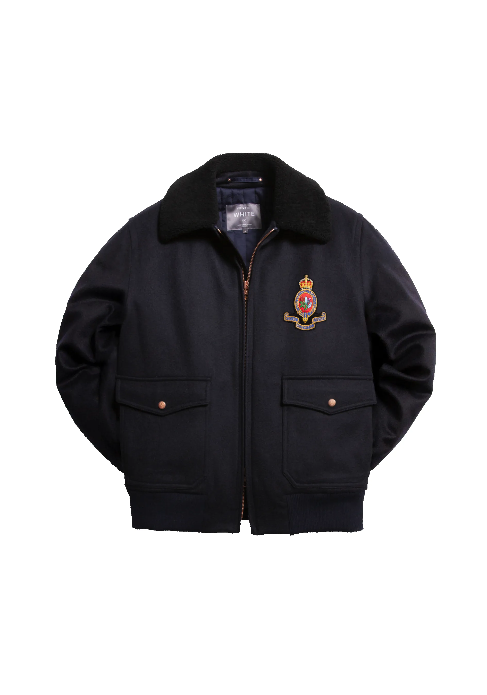 The RHC Flight Jacket - Ink sold by Private White V.C. product image thumbnail 3