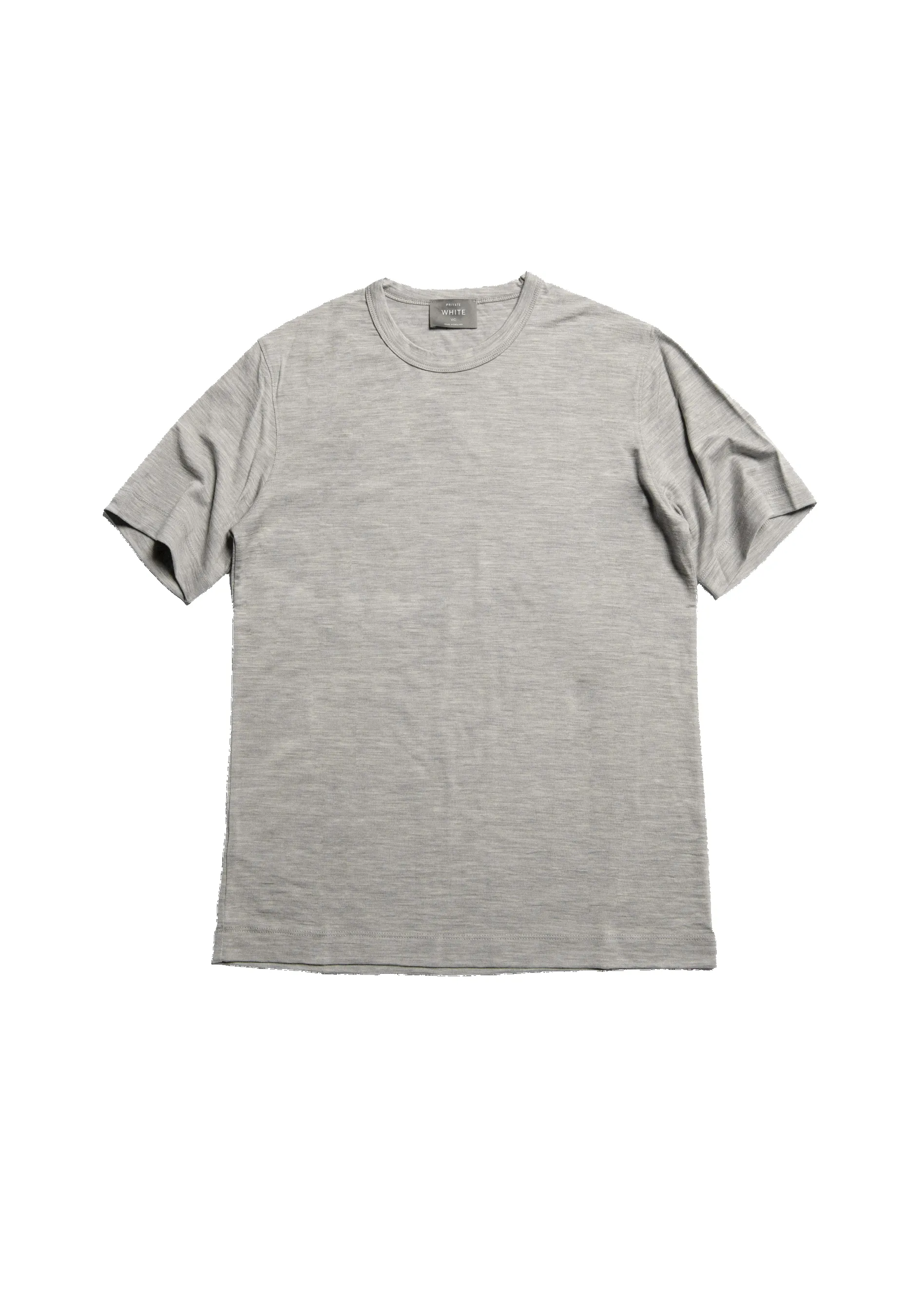 The Foundation Tee - Light Grey sold by Private White V.C. product image thumbnail 3