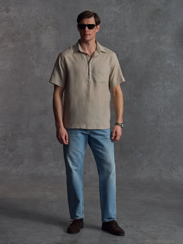 The Monaco Pullover - Sand sold by Private White V.C.