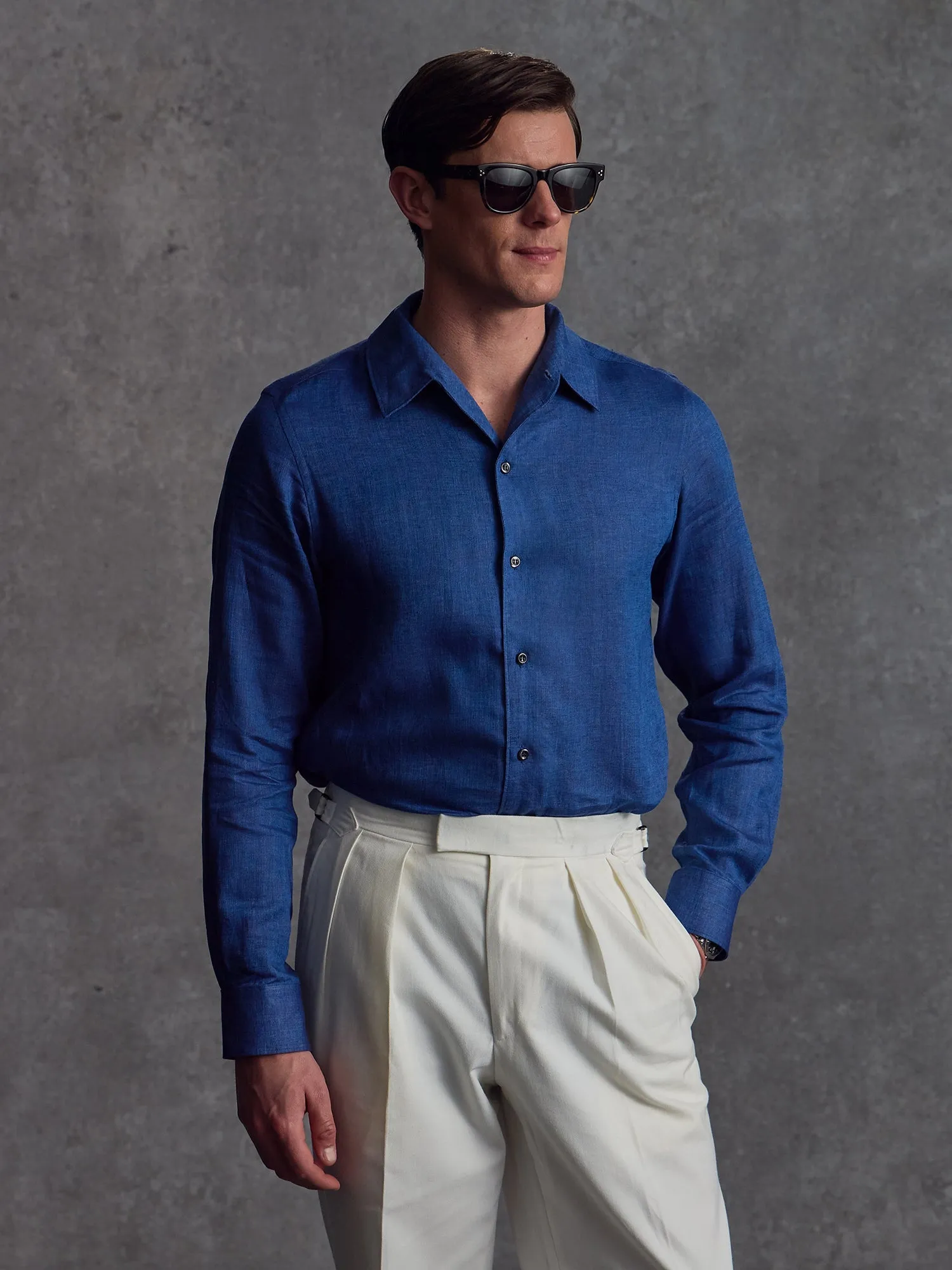 The Victor Shirt - Azure sold by Private White V.C. product image thumbnail 2