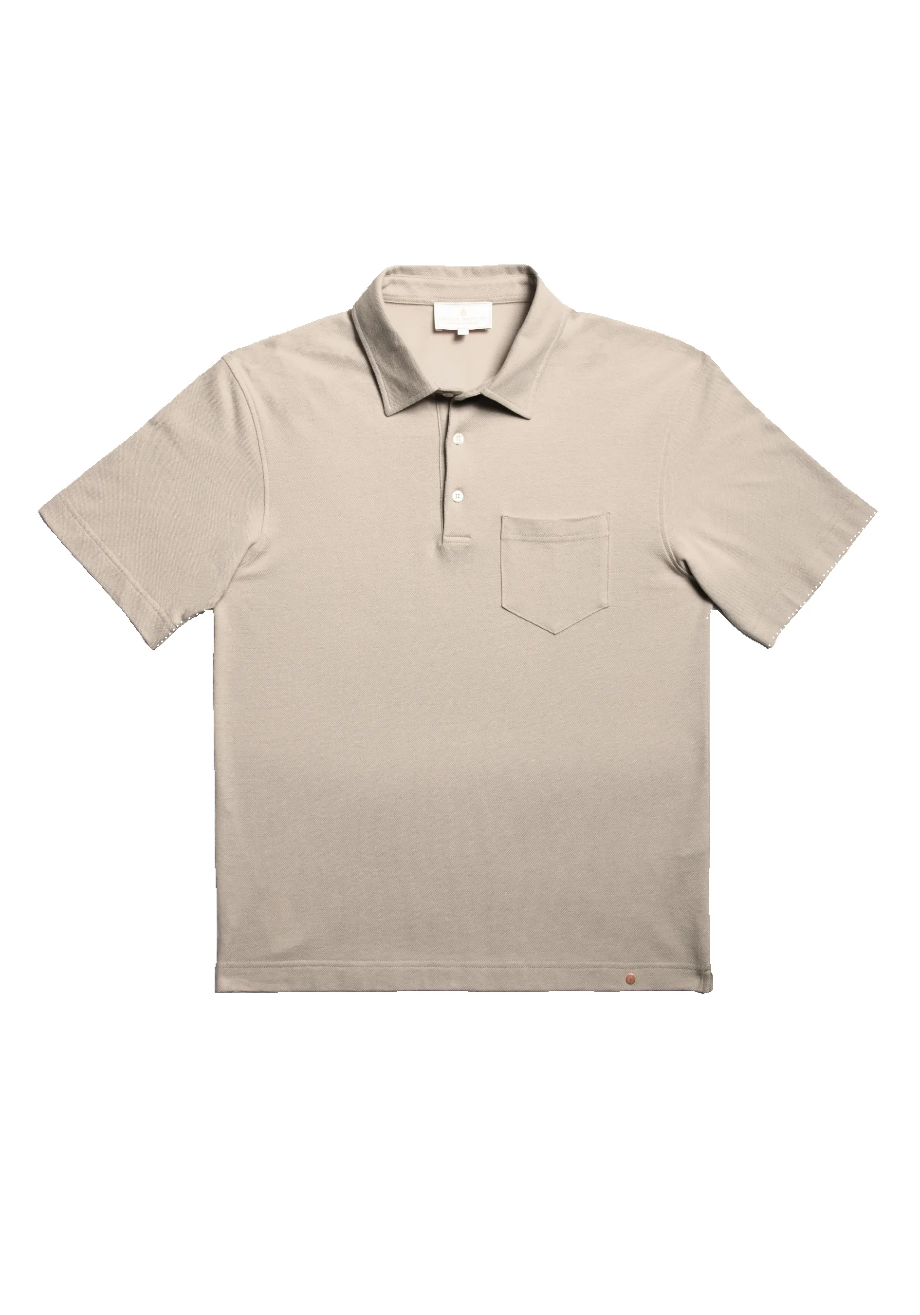 The Civvy Polo - Alabaster sold by Private White V.C. product image thumbnail 3