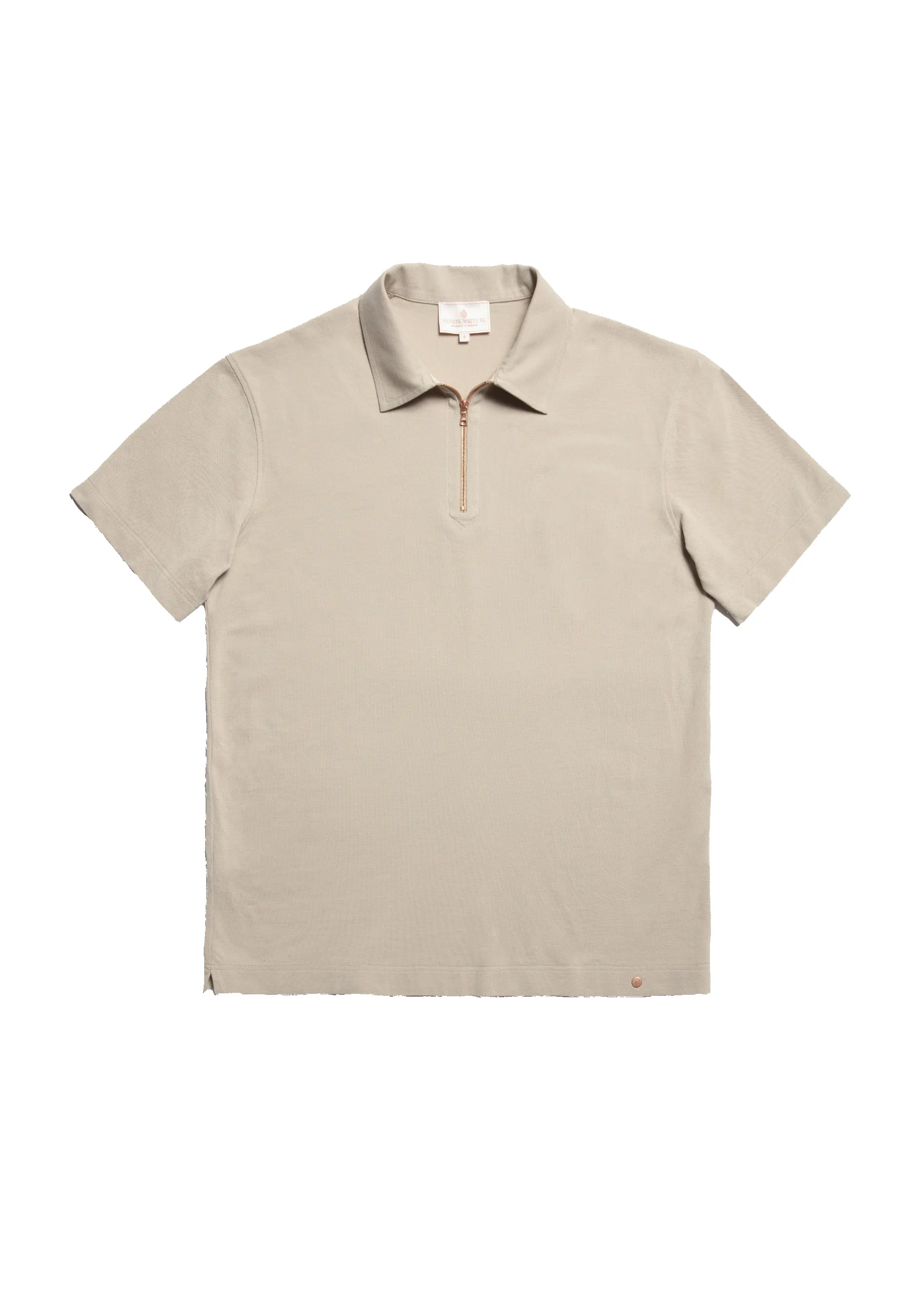 Jack's Polo - Alabaster sold by Private White V.C. product image thumbnail 3